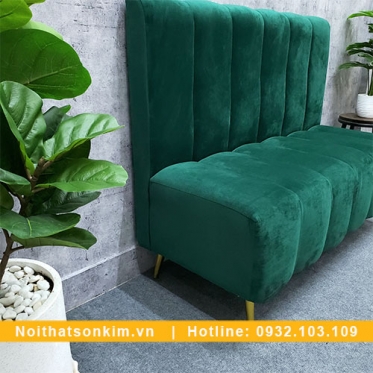Ghế Sofa Quán Cà Phê GC96 mẫu ghế sofa cafe xanh độc đáo