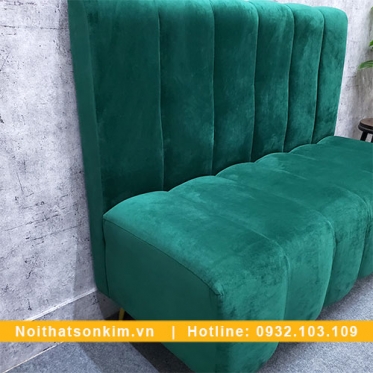 Ghế Sofa Quán Cà Phê GC96 mẫu ghế sofa cafe xanh độc đáo