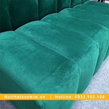 Ghế Sofa Quán Cà Phê GC96 mẫu ghế sofa cafe xanh độc đáo