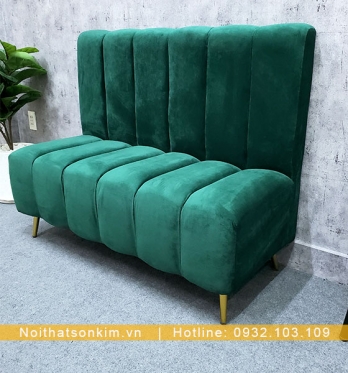 Ghế Sofa Quán Cà Phê GC96 mẫu ghế sofa cafe xanh độc đáo Ghế Sofa Quán Cà Phê GC96 mẫu ghế sofa cafe xanh độc đáo