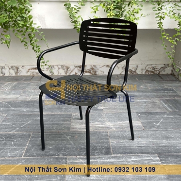 Ghế Tôn xẽ rãnh kết hợp với bàn café ngoài trời BGC246