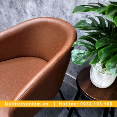 Ghế Cafe Đẹp GC98 ghế gỗ quán cafe da mới nhất