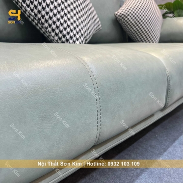 Sofa Gia Đình Bọc Da Chống Cháy Hiện Đại Mới BGC224