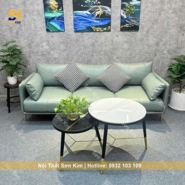 Sofa Gia Đình Bọc Da Chống Cháy Hiện Đại Mới BGC224 Sofa Gia Đình Bọc Da Chống Cháy Hiện Đại Mới BGC224
