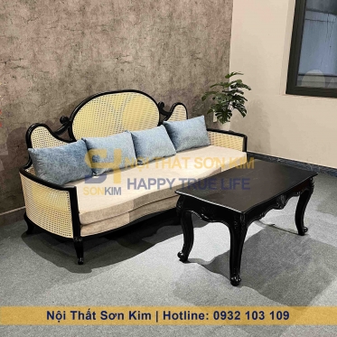 Sofa Marriott Indochine Gỗ Đen BGC290