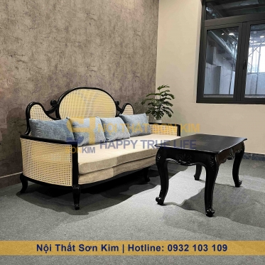 Sofa Marriott Indochine Gỗ Đen BGC290
