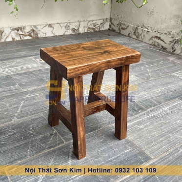 Bộ Bàn Ăn Băng Chữ A Gỗ Thông BGC275