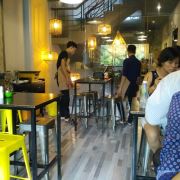 bàn ghế nhà hàng quán ăn tại quán  bánh cuốn Thiên Hương