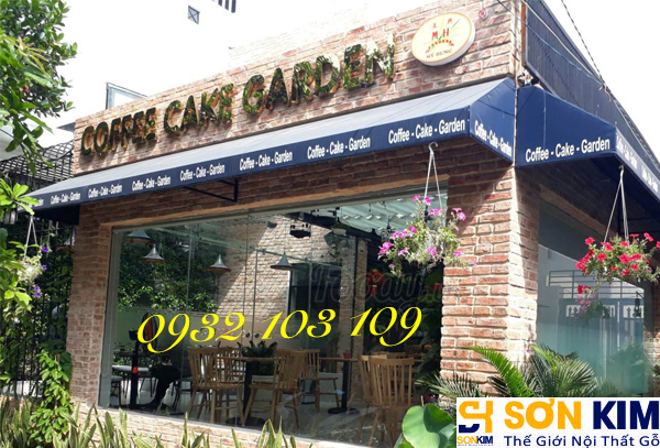 Hình 26: Bàn ghế cafe tại quán Cake Garden Coffee