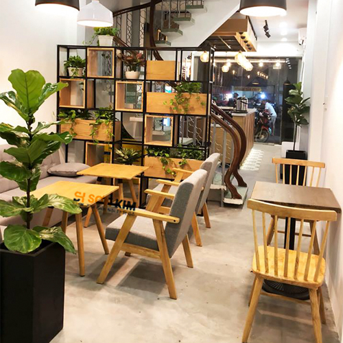 bàn ghế quán trà sữa