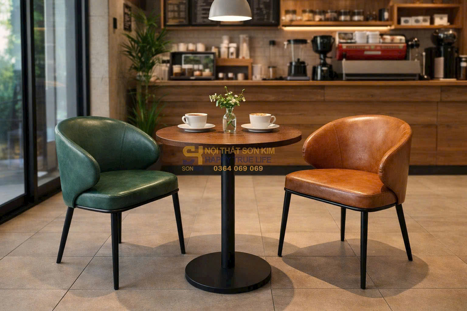 hướng dẫn chọn bàn tròn cafe phù hợp theo diện tích và phong cách quán