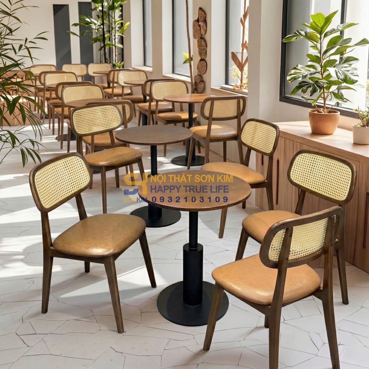 kích thước bàn cafe nhỏ tối ưu không gian quán dưới 30m2