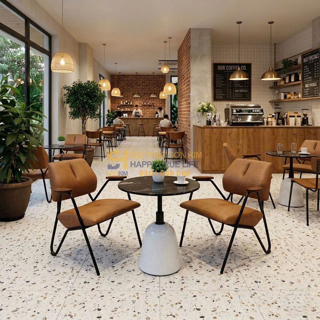 kích thước bàn tròn cafe tiêu chuẩn theo số người ngồi