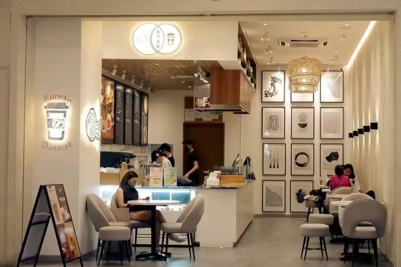 Bàn Ghế Cafe Phong Cách Hàn Quốc