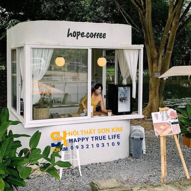 quầy bar cafe mini nhỏ đẹp tiết kiệm diện tích