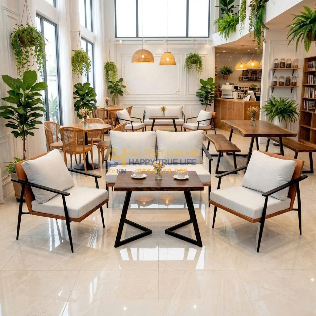 quy trình thiết kế thi công nội thất quán cafe từ A đến Z