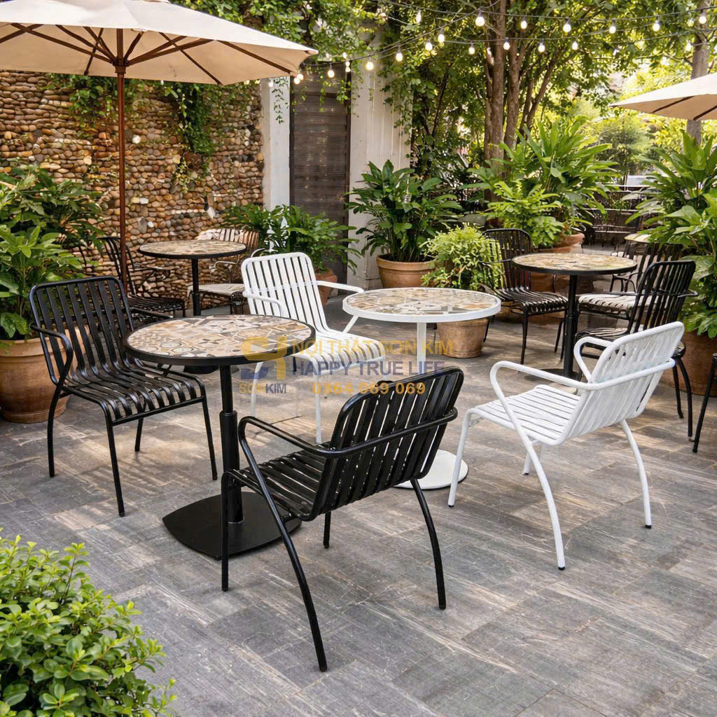 so sánh phong cách bàn ghế cafe theo vùng miền