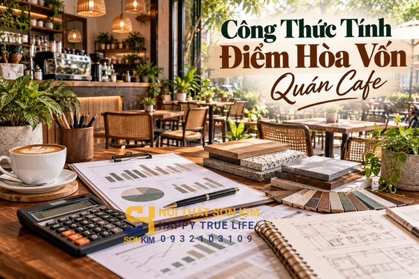 Công thức tính điểm hòa vốn quán cafe