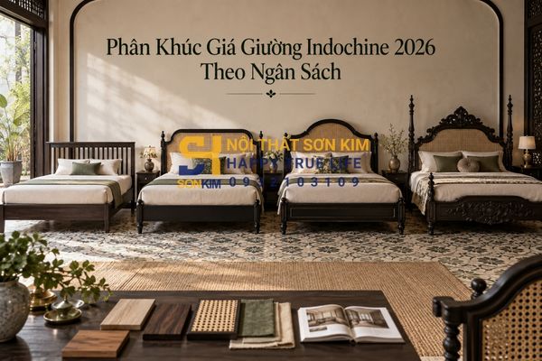 Phân khúc giá giường Indochine 2026 theo ngân sách