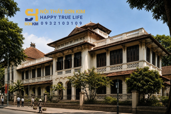 Kiến trúc Đông Dương thời Pháp thuộc là nguồn gốc phong cách Indochine hiện đại