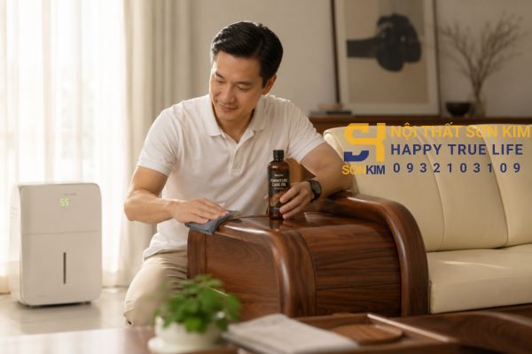 Hướng dẫn bảo quản sofa gỗ tự nhiên cao cấp bền đẹp theo thời gian