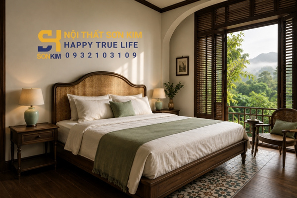 Mẫu kinh doanh phong cách Indochine cho homestay Airbnb