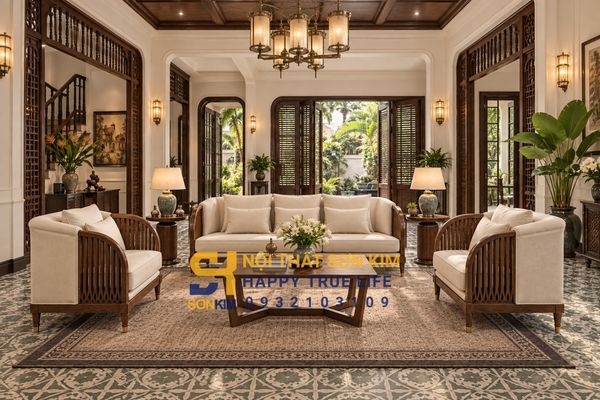 Dự án biệt thự Indochine gỗ óc chó Quận 2
