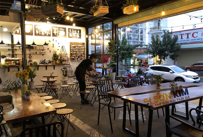 bàn ghế cho quán cafe