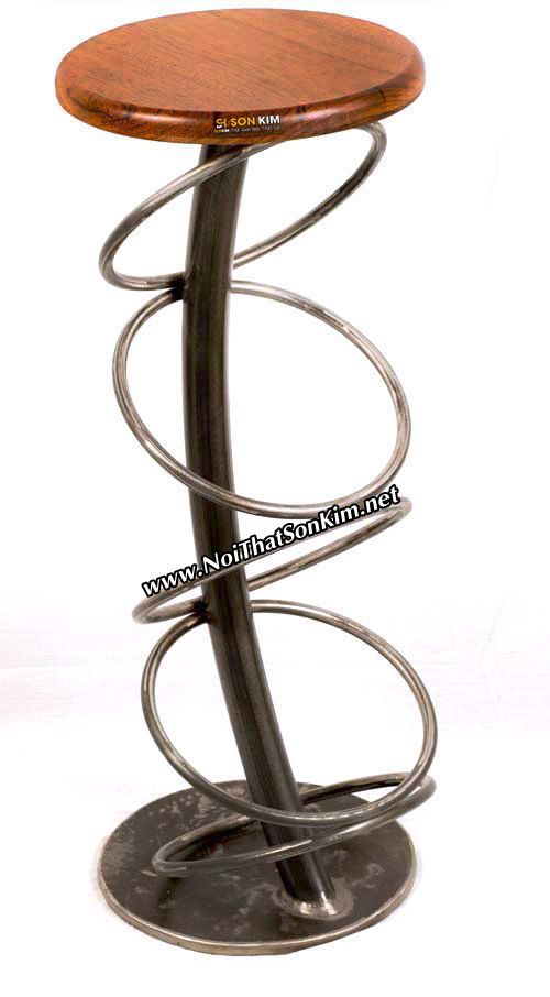 Hình 3: Ghế Cafe Chân Sắt BBC03