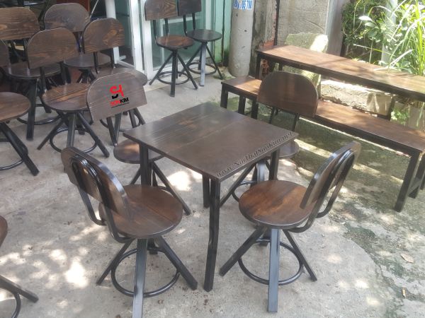 mẫu bàn ghế cafe susu giả cổ vintage