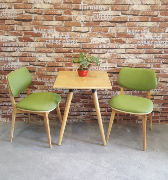 Bộ Bàn Ghế Cafe Gỗ BGC64