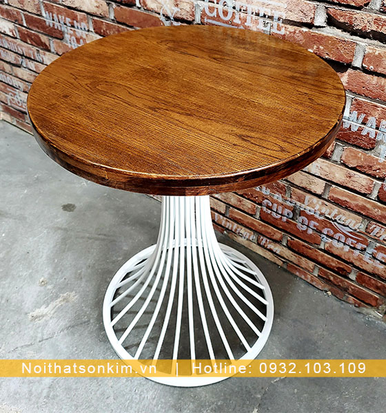 bàn cafe chân sắt bc45