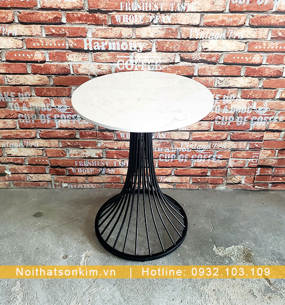 bàn cafe mặt đá bc43 cho quán cafe