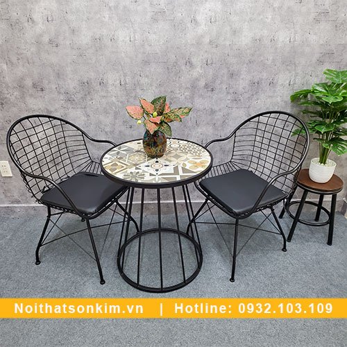bo ban ghe cafe ngoai troi gia re