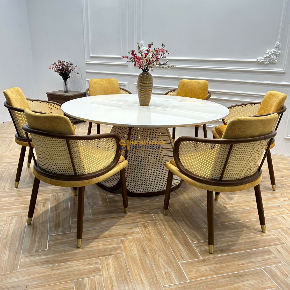  bộ bàn ghế ăn Bambo – Blakey-1