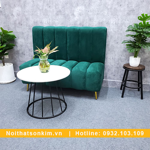 ghe sofa go cho quan cafe