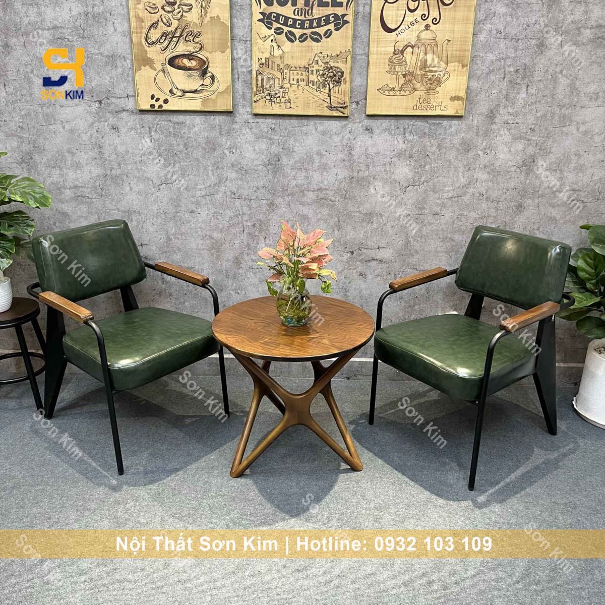 bàn ghế cafe bgc191
