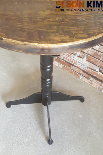 Mẫu bàn cafe gỗ chấn sắt giá rẻ hcm