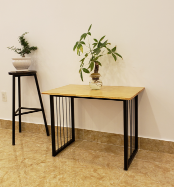 Bàn cafe gỗ hình chữ nhật BC37