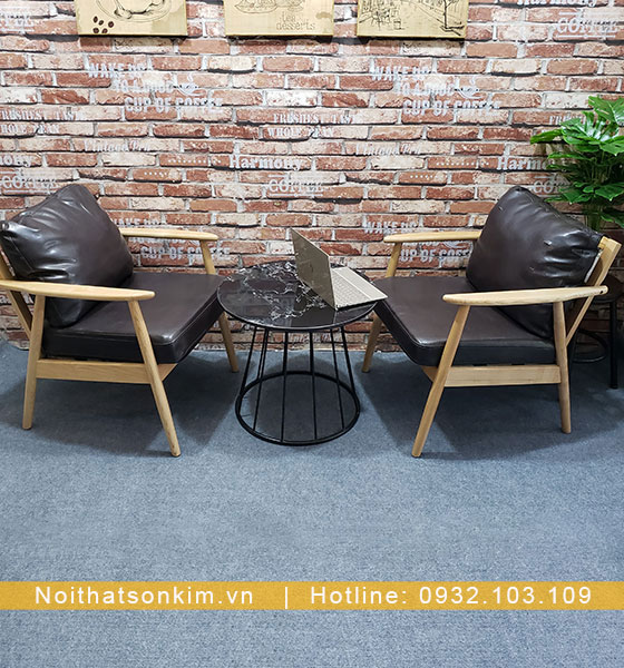 Bàn Ghế Cafe Gỗ BGC110