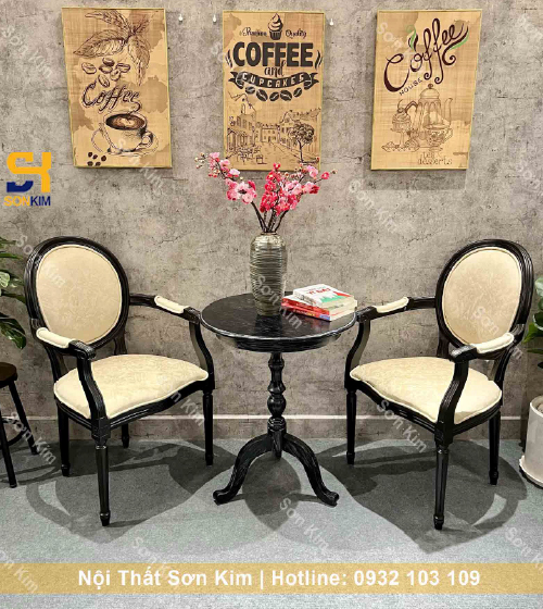 Bàn ghế cafe BGC190 mẫu bàn ghế cafe độc đáo
