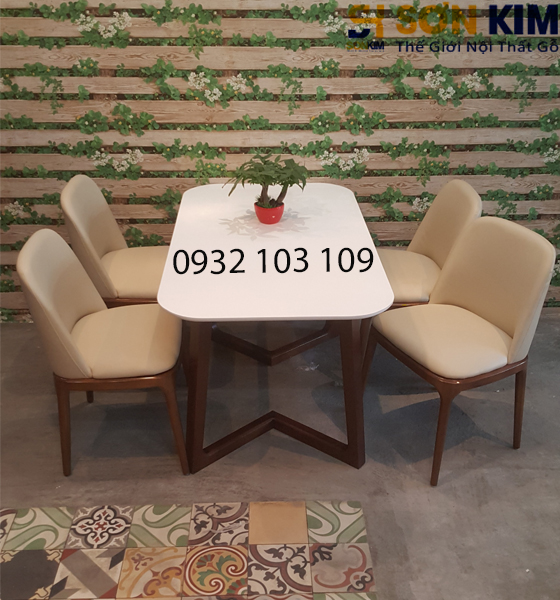 Bàn Ghế Gỗ Cafe Millano BGC41