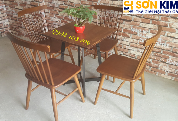 bo ban ghe quan cafe dep