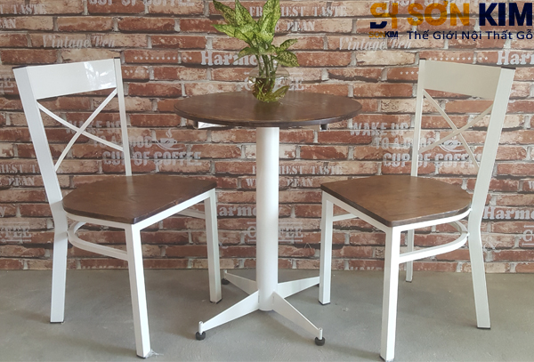 bo ban ghe cafe ngoai troi