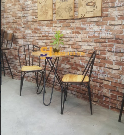 mau ban ghe cafe don gian ma dep