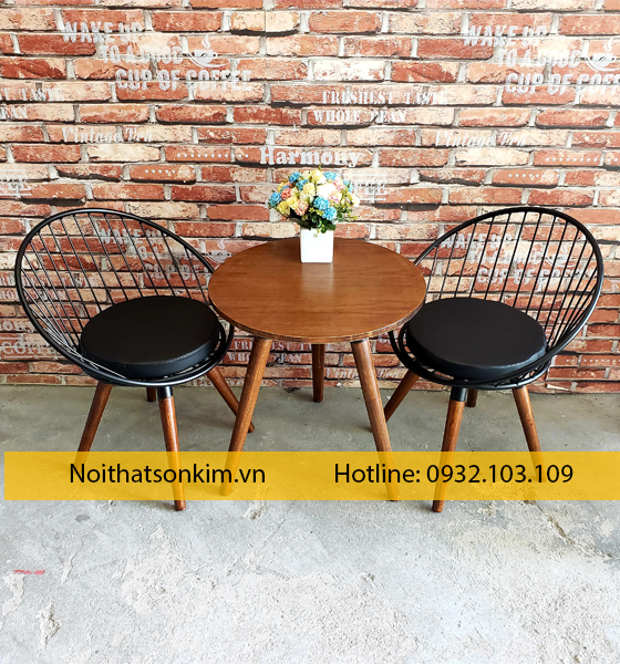 Bàn Ghế Sắt Cafe Giá Rẻ BGC114