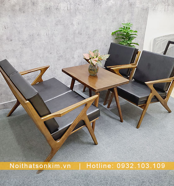 Bàn Ghế Cà Phê Gỗ BGC133