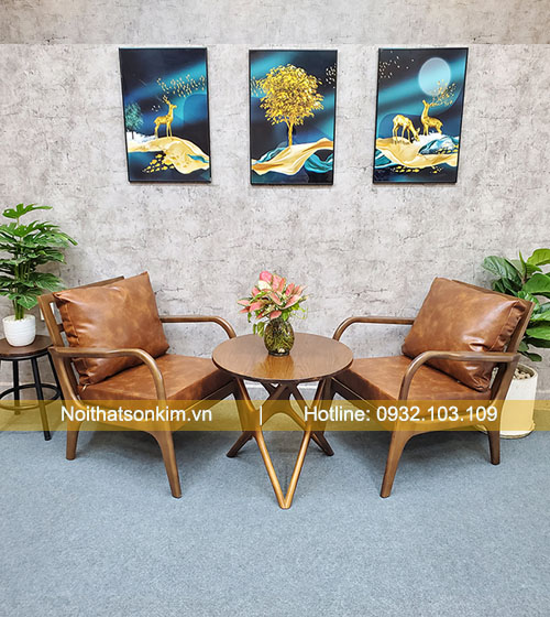 Bàn ghế cafe gỗ BGC159 bàn ghế cafe giá rẻ phong cách vintage