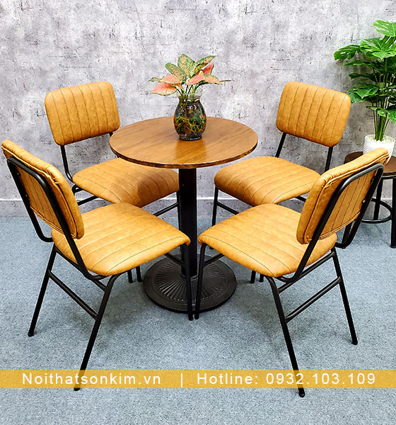 Bàn Ghế Gỗ Cà Phê Đẹp BGC137