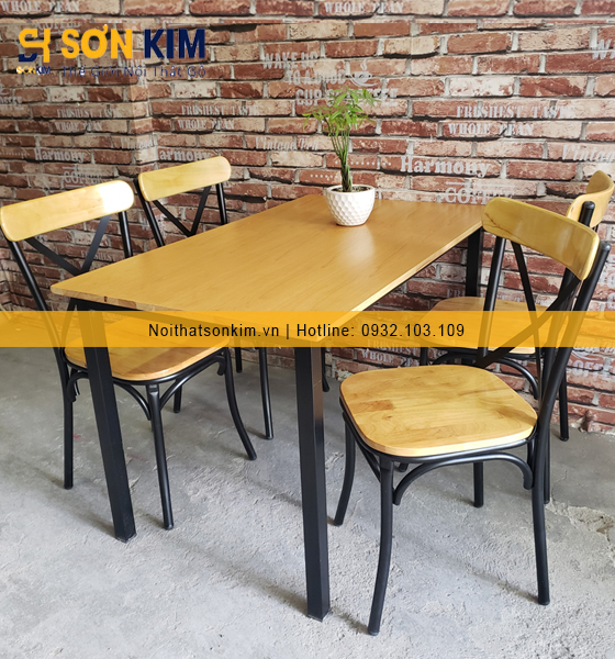 Mãu bàn ghế quán ăn BGA31